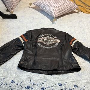 S O L D !!!Authentic Women’s Harley-Davidson 3-n-1 Leather Riding Jacket.